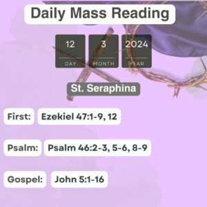 Catholic Daily Mass Reading – 12 March 2024 – Tuesday